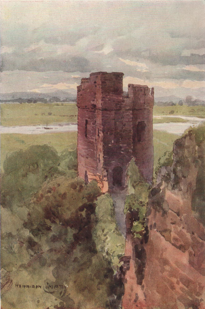 The Water Tower. Welsh hills in distance, Chester. Edward Harrison Compton 1910